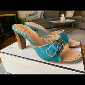 Rare color Coach heels!